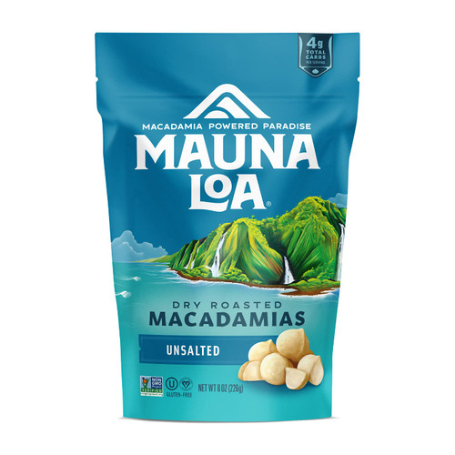 Mauna Loa Premium Hawaiian Roasted Macadamia Nuts, Unsalted, 8 Oz Bag (Pack of 1), Multi Mauna Loa Premium Hawaiian Roasted Macadamia Nuts, Unsalted, 8 Oz Bag (Pack of 1), Multi