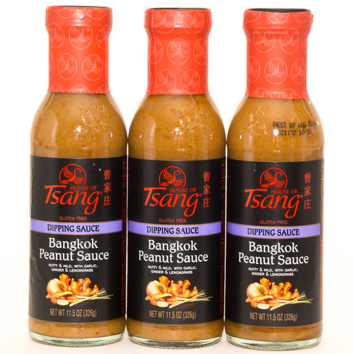 House of Tsang Bangkok Peanut Sauce 11.5 Oz (Pack of 3)3