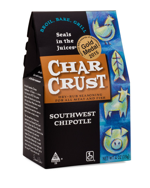 Char Crust Dry-Rub Seasoning, Southwest Chipotle, 4-Ounce (Pack of 6) Char Crust Dry-Rub Seasoning, Southwest Chipotle, 4-Ounce (Pack of 6)