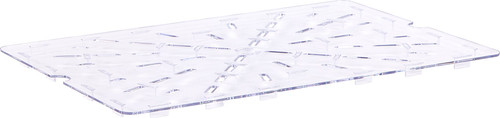 Carlisle FoodService Products CFS 1062907 StorPlus Stackable Food Storage Drain Grate, 26" x 18", Clear
