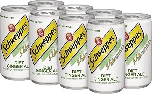 Schweppes Diet Drink, Ginger Ale, 8 ct