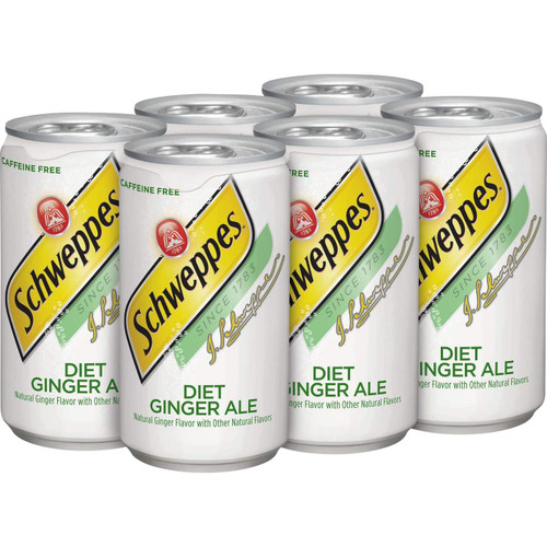 Schweppes Diet Ginger Ale Mini Can, 12 Oz