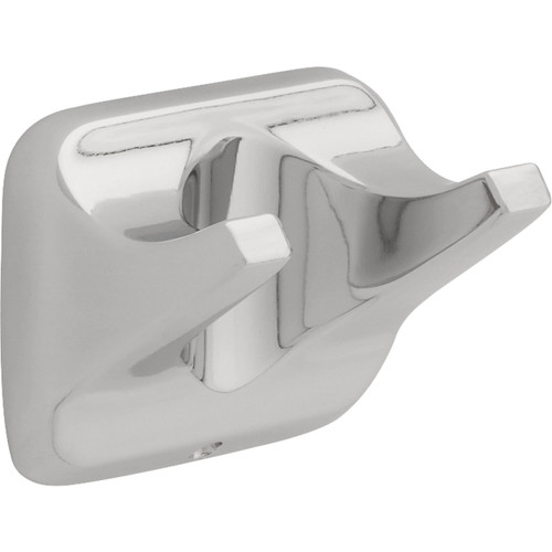 Franklin Brass Towel Holder, Futura Bathroom Accessories Collection, Polished Chrome Double Towel Hook, D2402PC