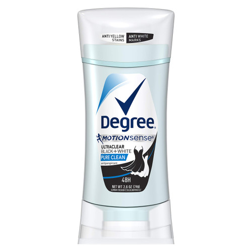 Degree UltraClear Antiperspirant for Women Protects from Deodorant Stains Pure Clean Deodorant for Women 2.6 oz Degree UltraClear Antiperspirant for Women Protects from Deodorant Stains Pure Clean Deodorant for Women 2.6 oz