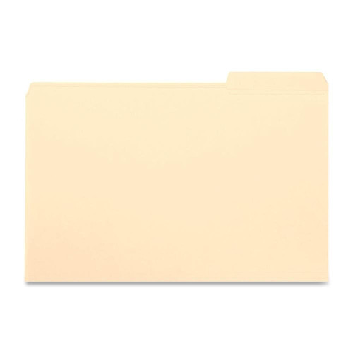 Smead 10337 File Folder 1/3 Cut Third Position Reinforced Top Tab Letter Manila 100/Box