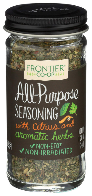 Frontier All Purpose Seasoning Salt-Free Blend, 1.2 Ounces