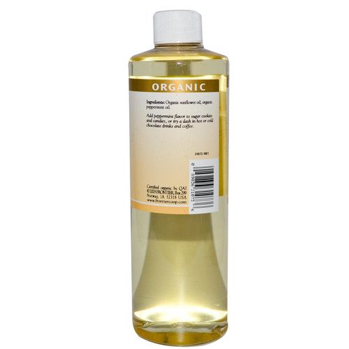 Peppermint Flavor, Organic Frontier Natural Products 16 fl oz Liquid
