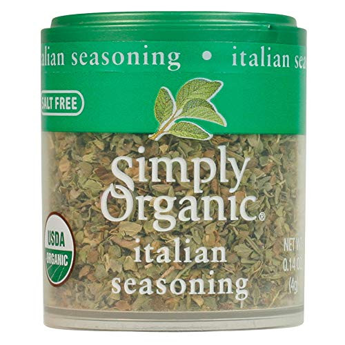 Simply Organic Italian Seasoning, Certified Organic | 0.14 oz | Pack of 6
