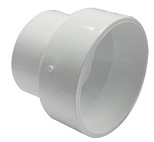 Canplas 193026 PVC DWV Reducer Coupling, 3 x 4-Inch, White