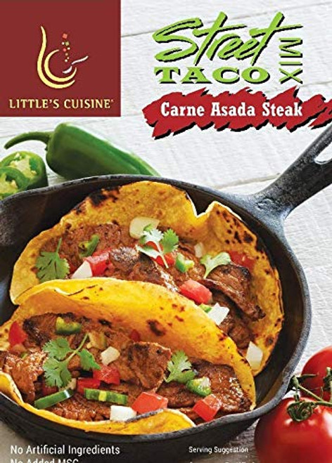 Little's Cuisine Street Taco Mix | Carne Asada | Non-GMO, Sugar-Free, Kosher, Gluten-Free (Case of 4) Little's Cuisine Street Taco Mix | Carne Asada | Non-GMO, Sugar-Free, Kosher, Gluten-Free (Case of 4)