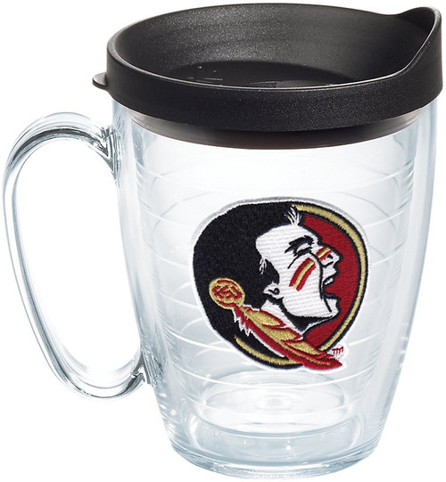 Tervis Made in USA Double Walled Florida State University FSU Seminoles Insulated Tumbler Cup Keeps Drinks Cold & Hot, 16oz Mug, Primary Logo