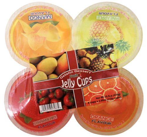 ????Fruita Fat free Fruitery Fruit Jelly mango, Pineapple, orange, Strawberry 4-Cups (15.5oz) (pack of 3)