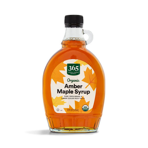 365 by Whole Foods Market, Organic Grade A Amber Maple Syrup, 12 Fl Oz