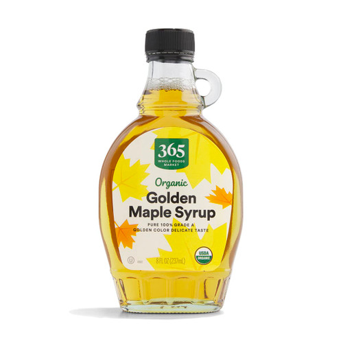 365 by Whole Foods Market, Organic Grade A Golden Color Maple Syrup, 8 Fl Oz