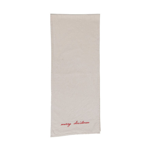 Creative Co-Op 72" Embroidered Cotton Table Runner