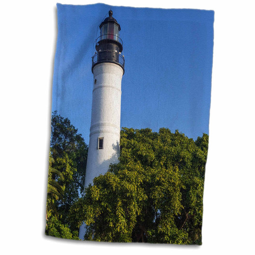 3D Rose Lighthouse in Key West Florida USA TWL_190086_1 Towel, 15" x 22"