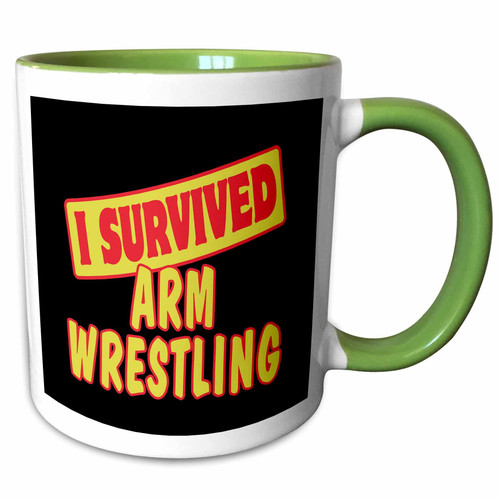 3dRose I Survived Arm Wrestling Survial Pride And Humor Design - Mugs (mug_117755_7) 3dRose I Survived Arm Wrestling Survial Pride And Humor Design - Mugs (mug_117755_7)