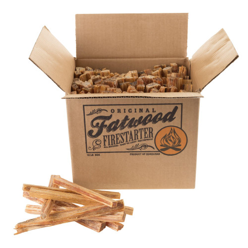 Trademark Fatwood Firestarter Kindling Sticks for Outdoor Use Trademark Fatwood Firestarter Kindling Sticks for Outdoor Use