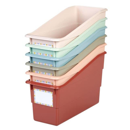 Really Good Stuff Durable Book and Binder Holders - Boho, Set of 6