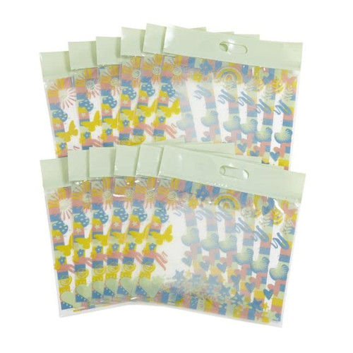 Really Good Stuff Boho Storage Bags - Set of 12