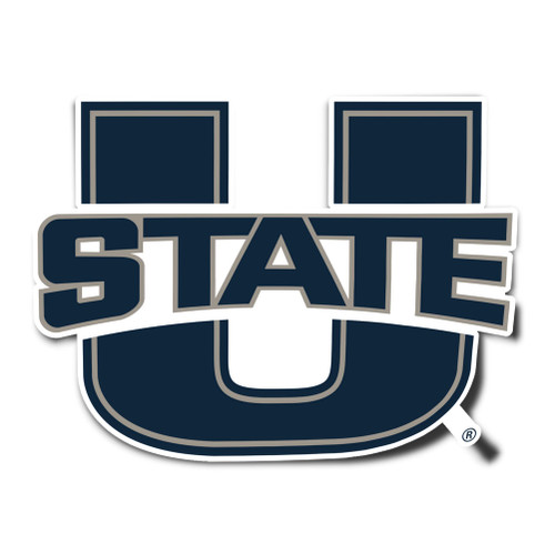 Utah State University USU Aggies Vinyl Decal Laptop Water Bottle Car Scrapbook Sticker (IND 1)