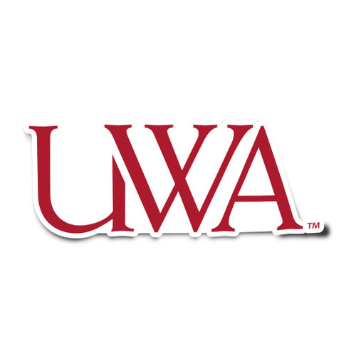 University of West Alabama UWA Tigers Vinyl Decal Laptop Water Bottle Car Scrapbook Sticker (IND 00205)