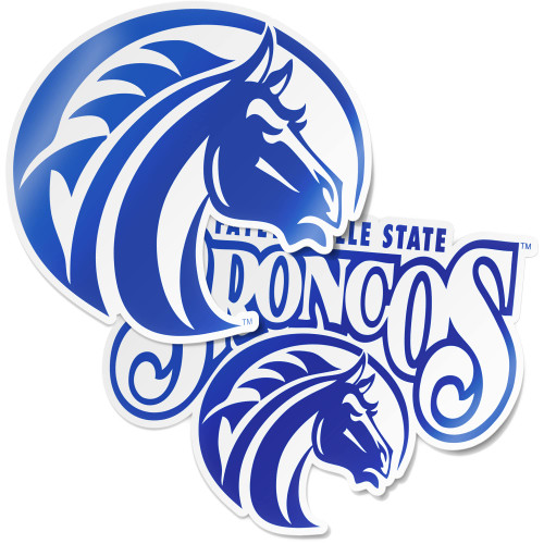 Fayetteville State University FSU Broncos Sticker Vinyl Decal Laptop Water Bottle Car Scrapbook (4 Inch Set V1)