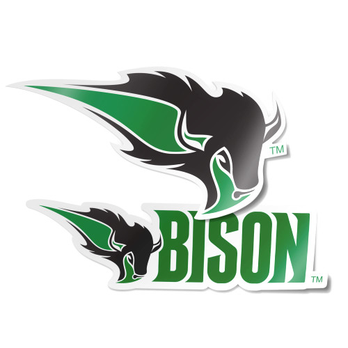 Oklahoma Baptist University OBU Bison Sticker Vinyl Decal Laptop Water Bottle Car Scrapbook (4 Inch Set V1)