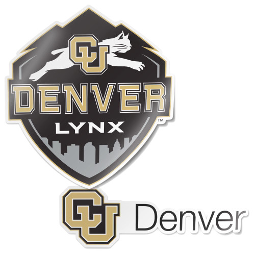 University of Colorado Denver CU Lynx Sticker Vinyl Decal Laptop Water Bottle Car Scrapbook (4 Inch Set V1)