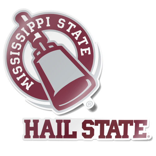 Mississippi State University Bulldogs MSU Hail State Sticker Vinyl Decal Laptop Water Bottle Car Scrapbook (4 Inch Set V1)