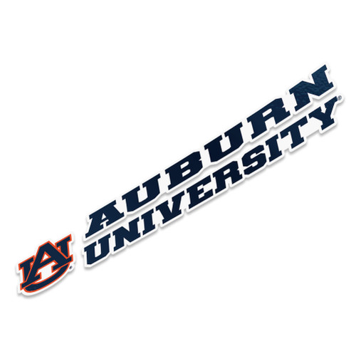 Auburn University Tigers War Eagle Name Logo Vinyl Decal Laptop Water Bottle Car Scrapbook (8 Inch Sticker)