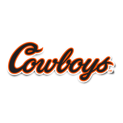 Oklahoma State University Cowboys Vinyl Decal Laptop Water Bottle Car Scrapbook Sticker (IND 40)