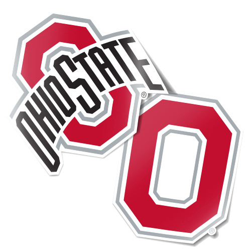 The Ohio State University OSU Buckeyes Sticker Vinyl Decal Laptop Water Bottle Car Scrapbook (4 Inch Set V1)
