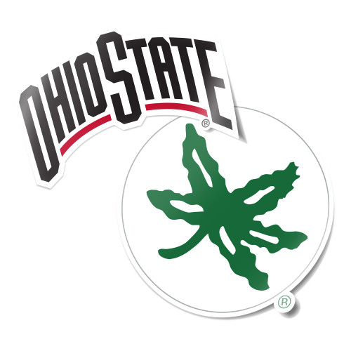 The Ohio State University OSU Buckeyes Sticker Vinyl Decal Laptop Water Bottle Car Scrapbook (4 Inch Set V2)