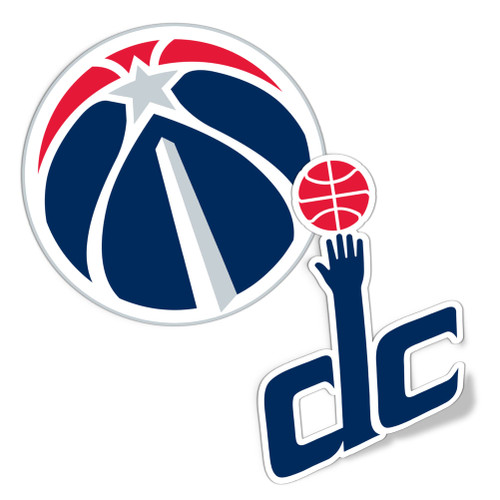 Washington Wizards NBA Officially Licensed Sticker Vinyl Decal Laptop Water Bottle Car Scrapbook (4 Inch)
