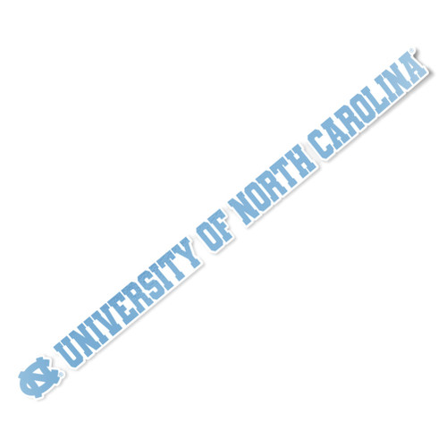 University of North Carolina Sticker UNC Tar Heels Chapel Hill Name Logo Vinyl Decal Laptop Water Bottle Car Scrapbook (15 Inch Sticker)