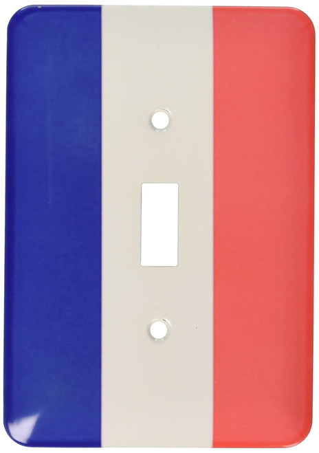 3dRose lsp_4560_1 France Flag Single Toggle Switch