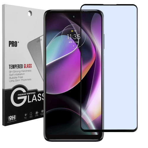 CELZEN - for Motorola Moto G 5G (2022) /XT2213 - Full Adhesive Tempered Glass Screen Protector - Black