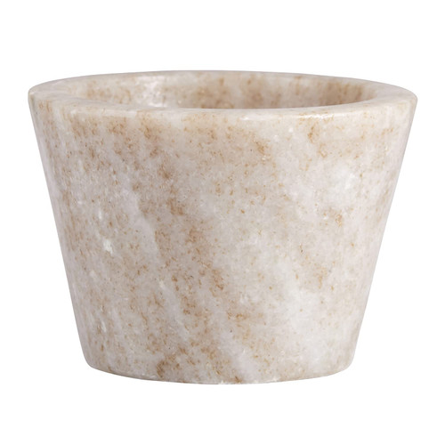 Santa Barbara Design Studio Table Sugar Marble Pinch Pot, 2-Inch Diameter, Grey
