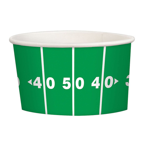 Fun Express Football Chili Paper Bowls - 8 Ct.