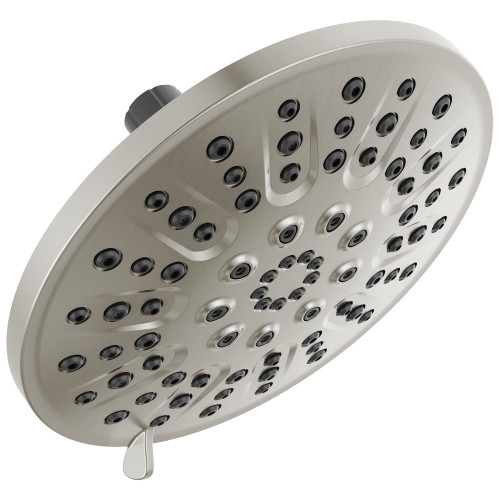 Delta -faucet 4-Spray Shower Head, Brushed Nickel Shower Head, Round Shower Head, High Pressure Shower Head, Delta Metal Shower Head, 1.75 GPM Flow Rate Shower Head, Brushed Nickel 75617SN