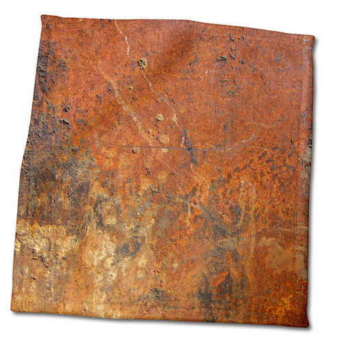 3dRose - Florene Designer Texture - Old Rust - Towels (twl-101743-3)