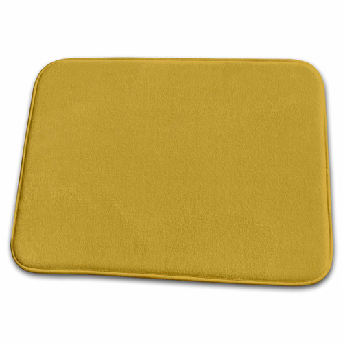 3dRose Florene Designer Colors - Mustard Gold - Dish Drying Mats (ddm-30641-1)