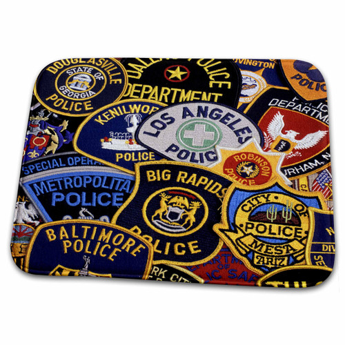3dRose US Police Shoulder Badges - US52 DFR0004 - David R. - Bathroom Bath Rug Mats (rug-97657-1) 3dRose US Police Shoulder Badges - US52 DFR0004 - David R. - Bathroom Bath Rug Mats (rug-97657-1)