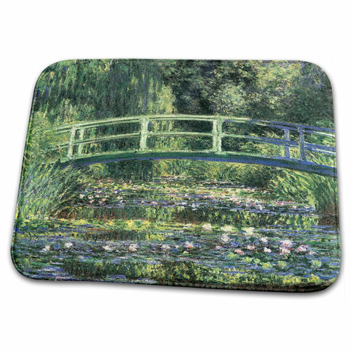 3dRose Water Lilies and Japanese Bridge by Claude Monet 1899 - Bathroom Bath Rug Mats (rug-126630-1) 3dRose Water Lilies and Japanese Bridge by Claude Monet 1899 - Bathroom Bath Rug Mats (rug-126630-1)
