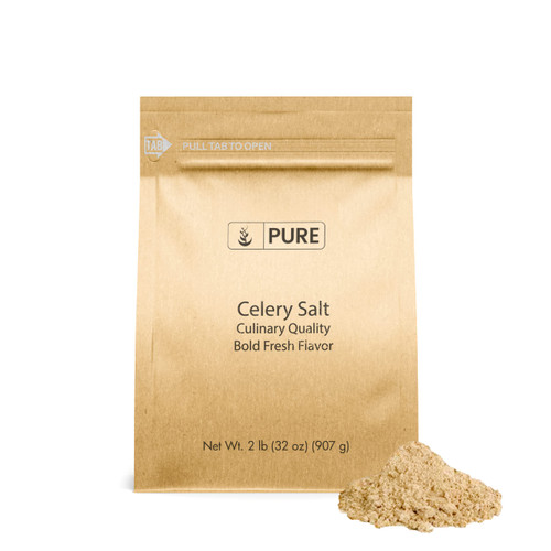 Pure Original Ingredients Celery Salt (2 lb) Culinary Quality, Bold Fresh Flavor, Traditional Seasoning. Pure Original Ingredients Celery Salt (2 lb) Culinary Quality, Bold Fresh Flavor, Traditional Seasoning.