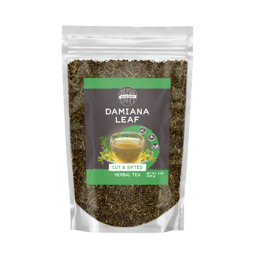 Birch & Meadow 8oz of Damiana Leaf, Cut & Sifted, Herbal Tea Birch & Meadow 8oz of Damiana Leaf, Cut & Sifted, Herbal Tea