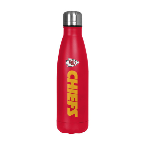 FOCO Kansas City Chiefs NFL Wordmark Chill Water Bottle FOCO Kansas City Chiefs NFL Wordmark Chill Water Bottle