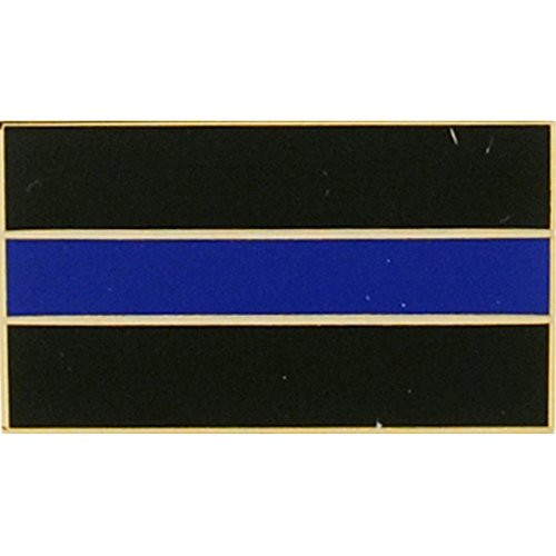 EagleEmblems P02019 Pin-Pol,Blue Line,Honor (1'')