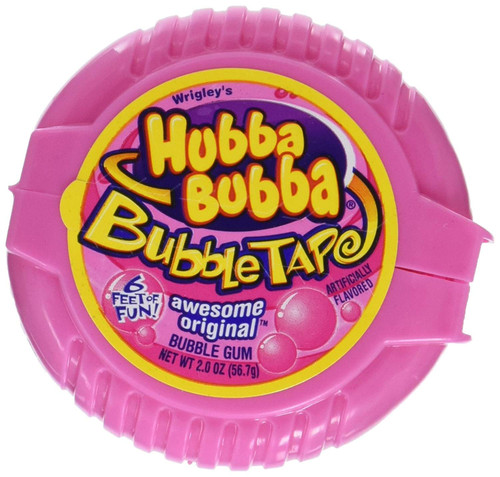 Hubba Bubba Awesome Original Bubble Gum Tape, 2 Ounce - PACK OF 24 Hubba Bubba Awesome Original Bubble Gum Tape, 2 Ounce - PACK OF 24